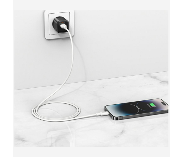 USAMS Kabel U90 2,4A USB-A do Lightning biały - 1569135 - zdjęcie 5
